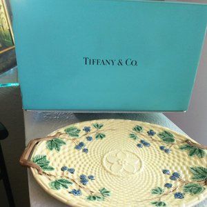 TIFFANY & CO BLACKBERRY BASKET WEAVE PLATTER